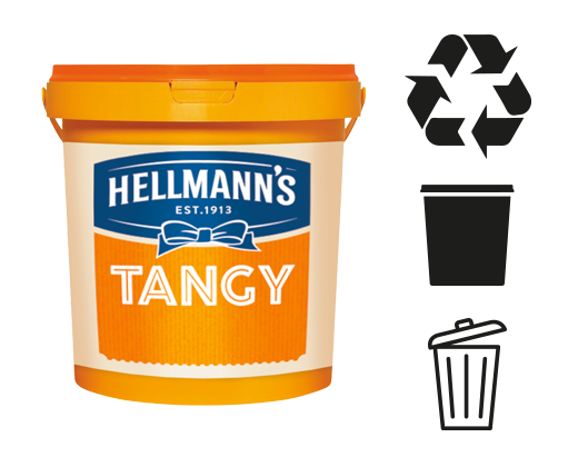Lid and Bucket, Label Lid and Bucket, Label